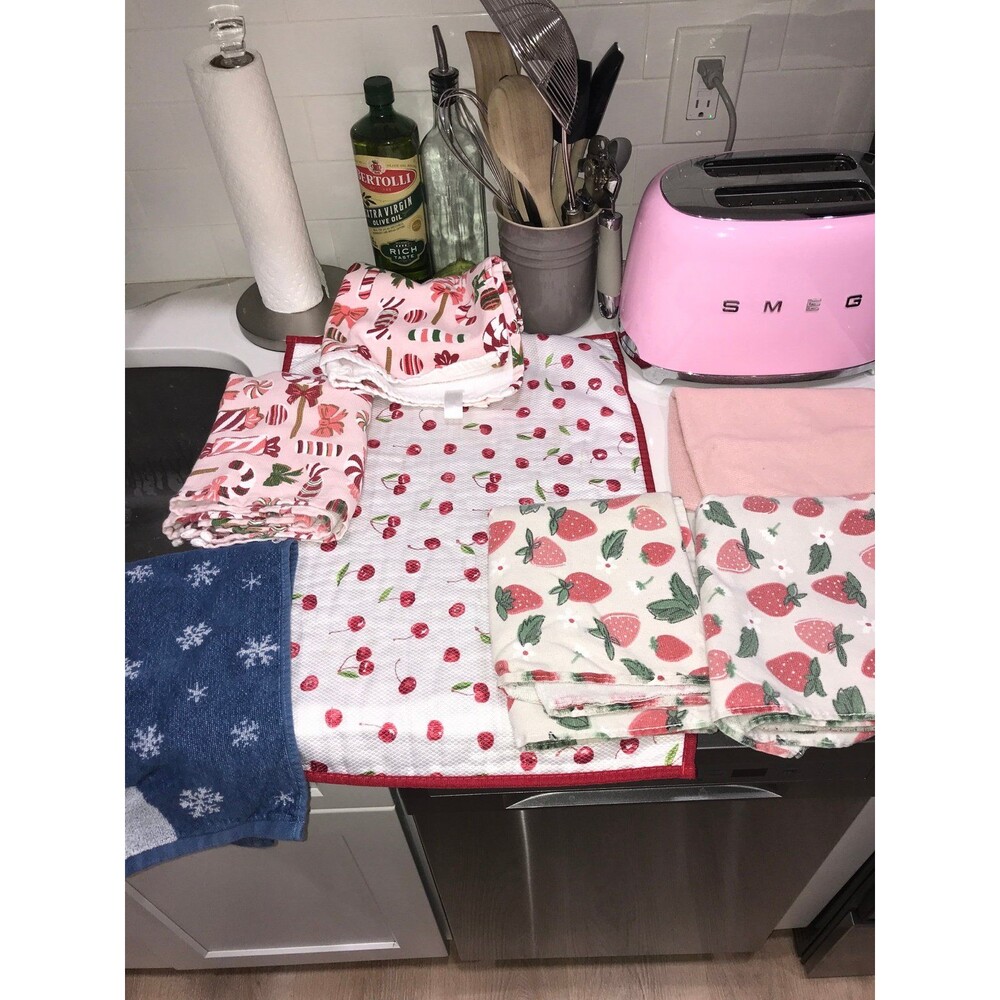 Kitchen towel and drying pad bundle